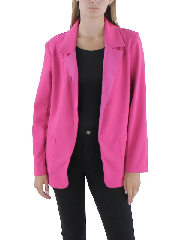 Summer Womens Suit Separate Work Wear Open-Front Blazer Elegant Office Blazer