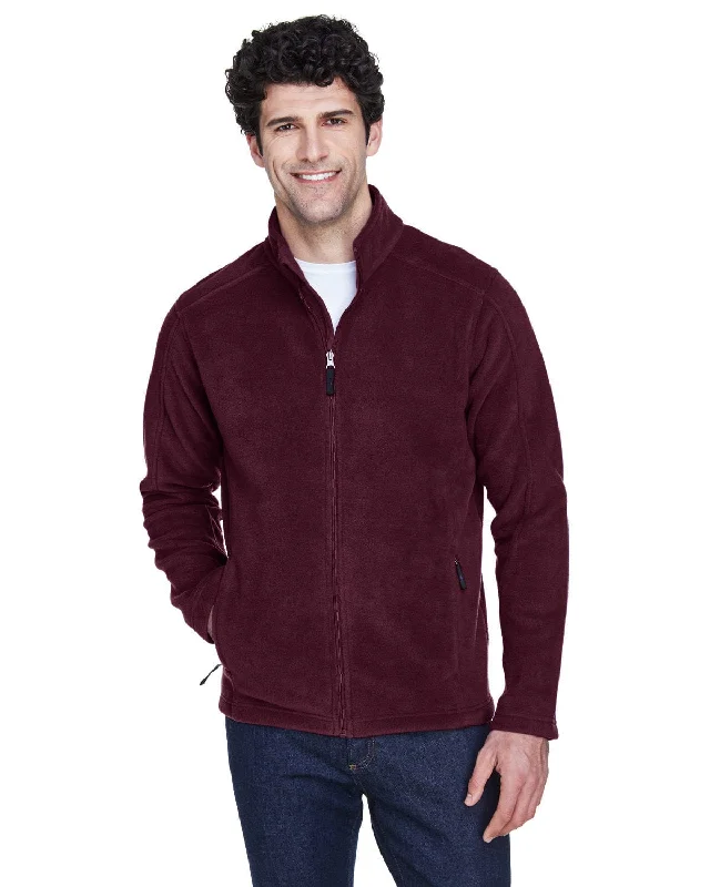 Core 365 Journey Mens Full-Zip Fleece Jacket | Burgundy Women's UV protection jackets