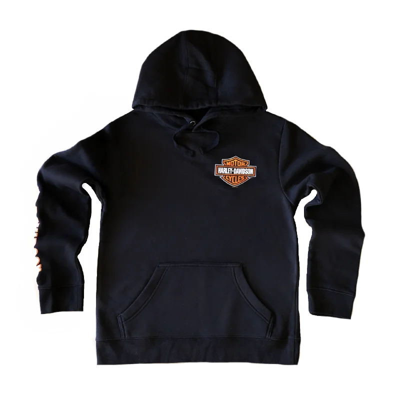 Gasoline Alley Harley-Davidson® Dealer Hoodie Relaxed Hoodie Sweatshirt Fit