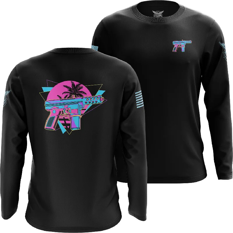 Retro Wave Tec9 Long Sleeve Shirt