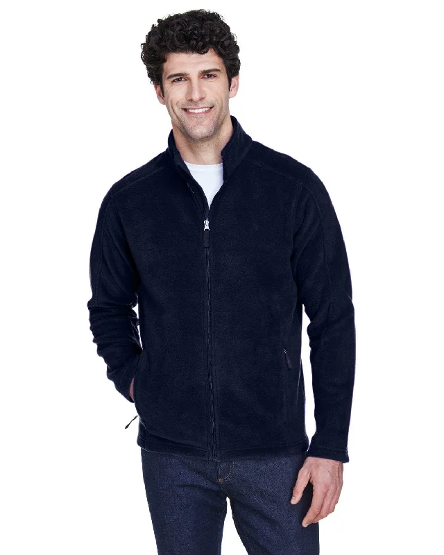 Core 365 Journey Mens Tall Full-Zip Fleece Jacket | Classic Navy Women's hiking jackets