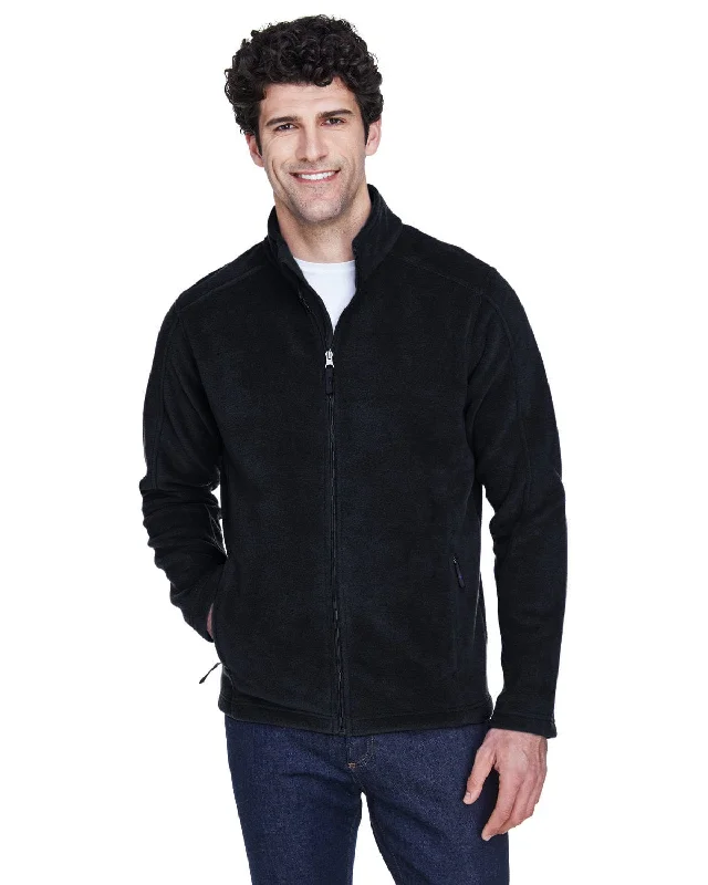 Core 365 Journey Mens Tall Full-Zip Fleece Jacket | Black Women's autumn coats and jackets