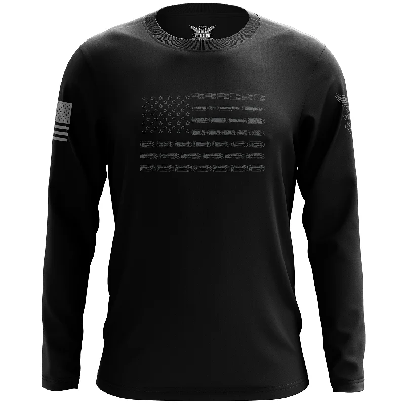 Bullet Flag Long Sleeve Shirt