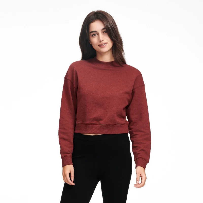 Cropped Fleece Sweatshirt Classic sweaters