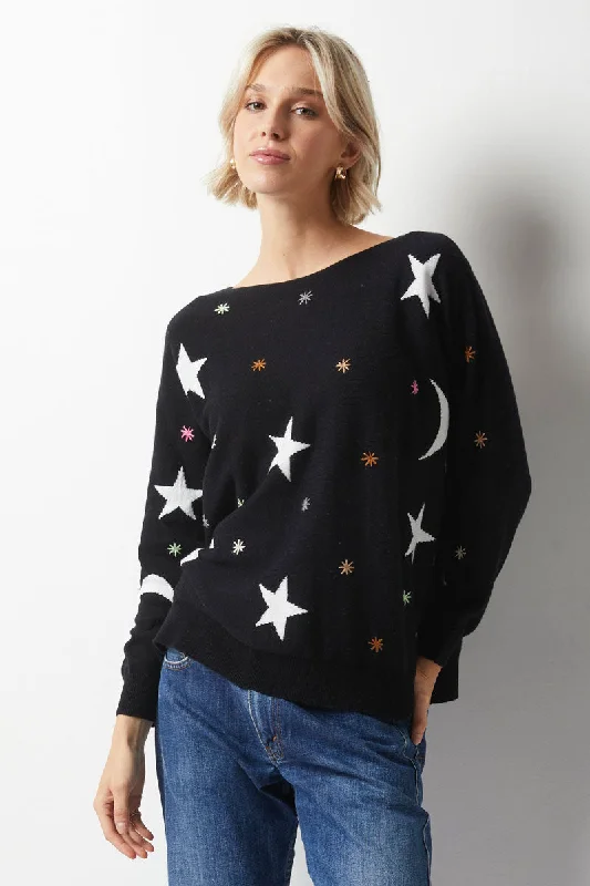 Zaket & Plover Starry Night Sweater Anti-pilling sweaters