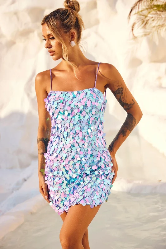 Sparks Fly Mini Dress - Aqua Versatile mini dresses for all occasions