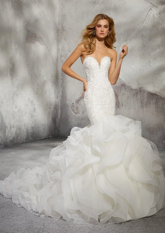 Morilee Leona Wedding Dress Soft Lace Gown