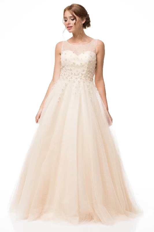 YD1218 Vintage Wedding Gown