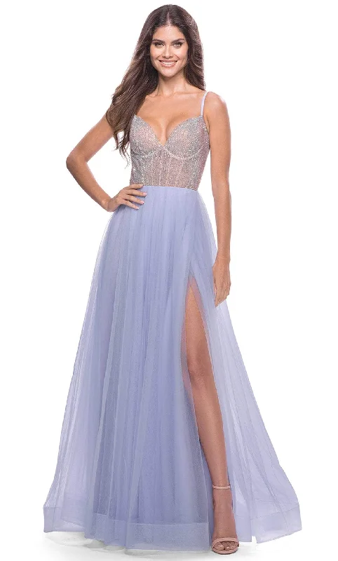 La Femme 31578 - Sweetheart Embellished Long Classic Prom Dress High-end maxi dresses