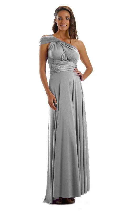 Poly USA - 7022 Long Convertible Twist and Tie Affordable Prom Dress ASOS maxi dresses