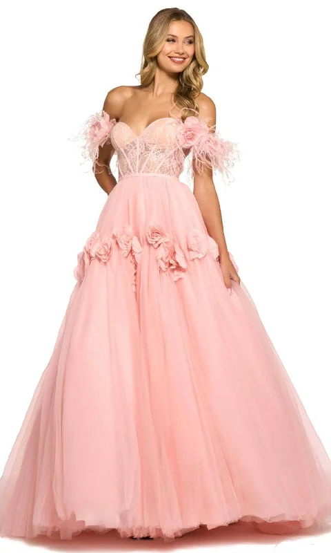 Sherri Hill 55429 - Feathered Ballgown Classic party dresses