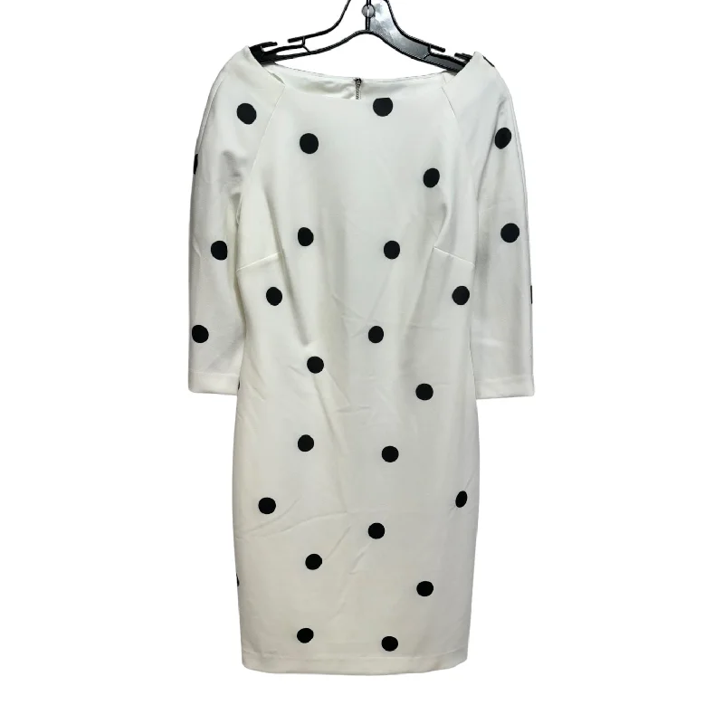 Sheath Dress Work By Tommy Hilfiger In Polkadot Pattern, Size: 8 Best floral dresses for plus size