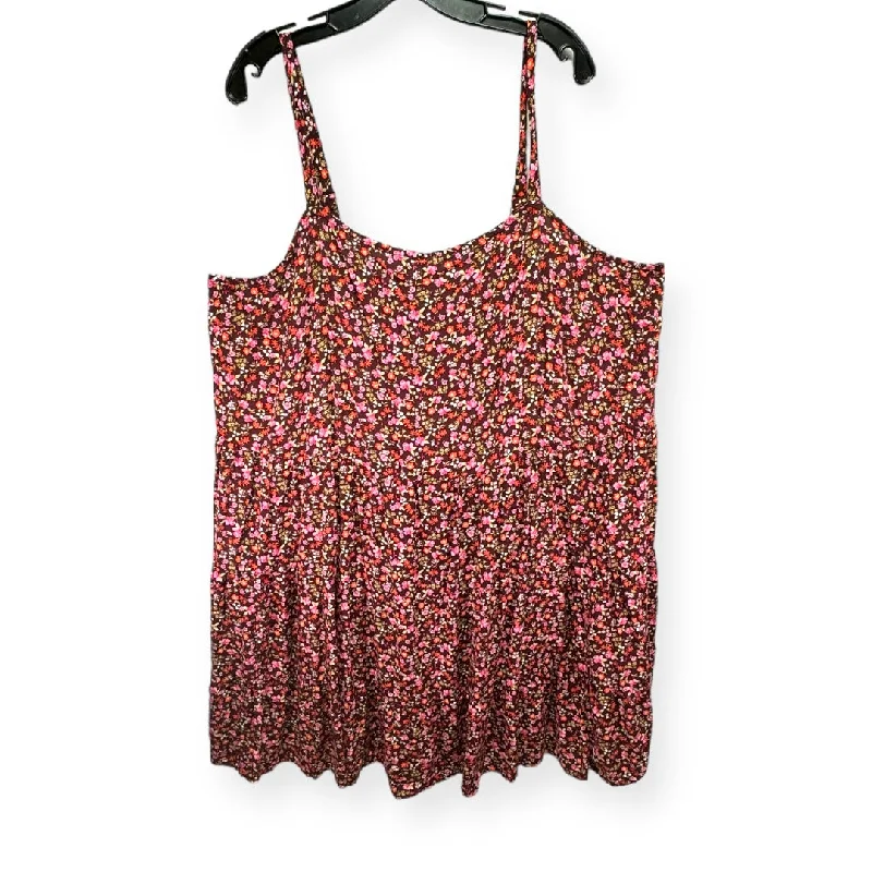 Dress Casual Short By Old Navy In Floral Print, Size: 4x Summer floral dresses