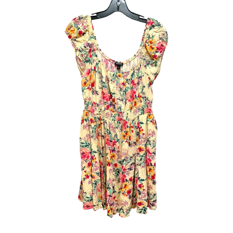 Dress Casual Short By Torrid In Floral Print, Size: L Boho floral dresses