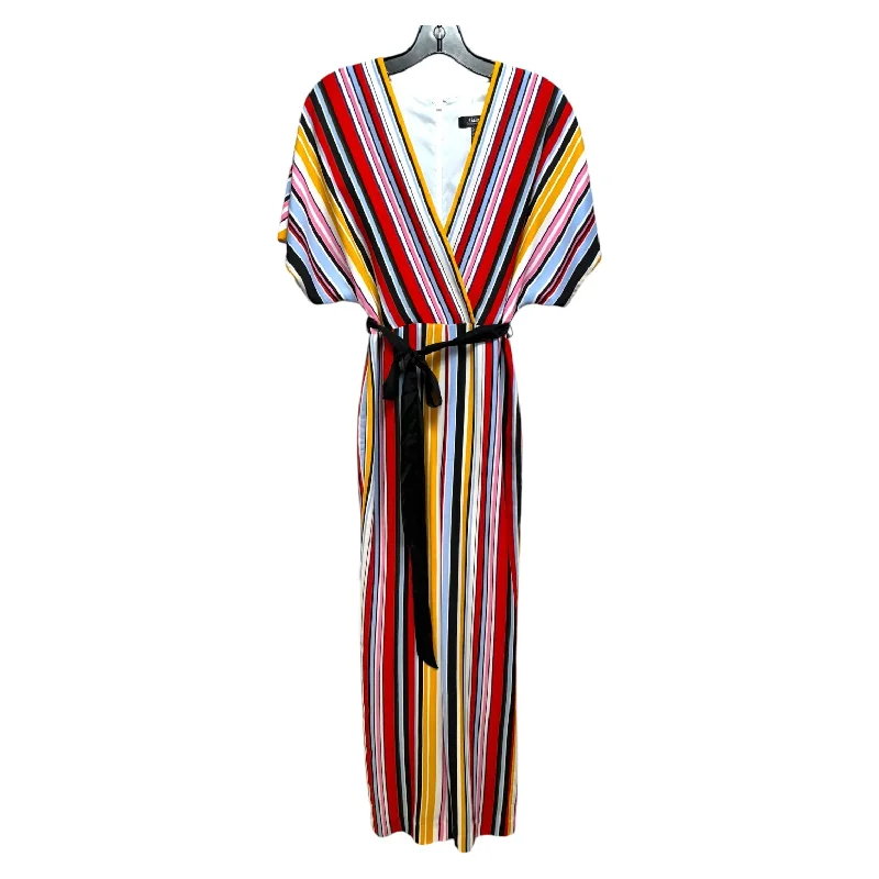 Jumpsuit By Aidan Mattox In Striped Pattern, Size: 2 Halter floral dresses