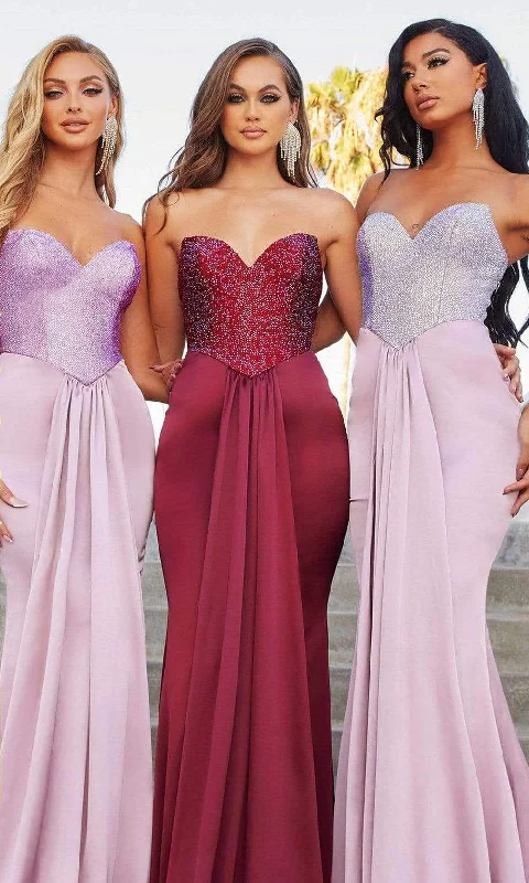 Portia and Scarlett's Enchanting Strapless Gown: PS22230 Bright color unclassified dresses