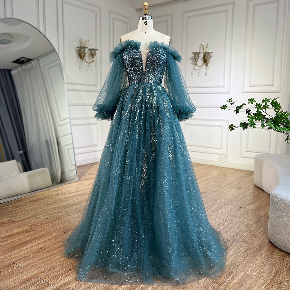 On  Discount  On sale availabe to ship   6   8 10 12 14 16 Serene Hill 2024 Arabic A-Line Elegant Beaded Luxury Evening Gowns Dresses72655 Popular unclassified dresses