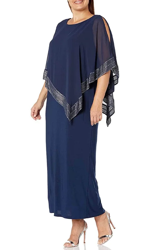 SLNY - Cape Dress 9470329 Chiffon unclassified dresses