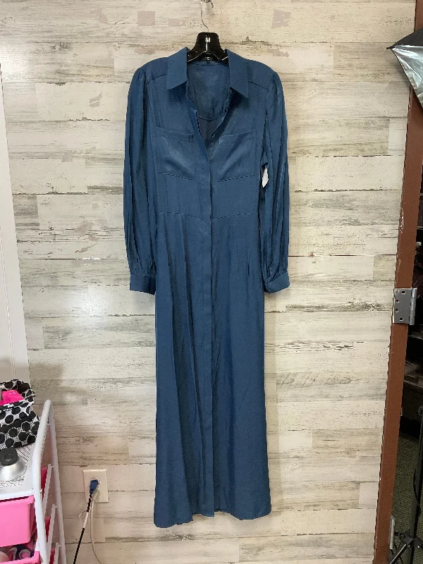 Dress Casual Maxi By FRNCH In Blue, Size: L Button-down Maxi Skirt